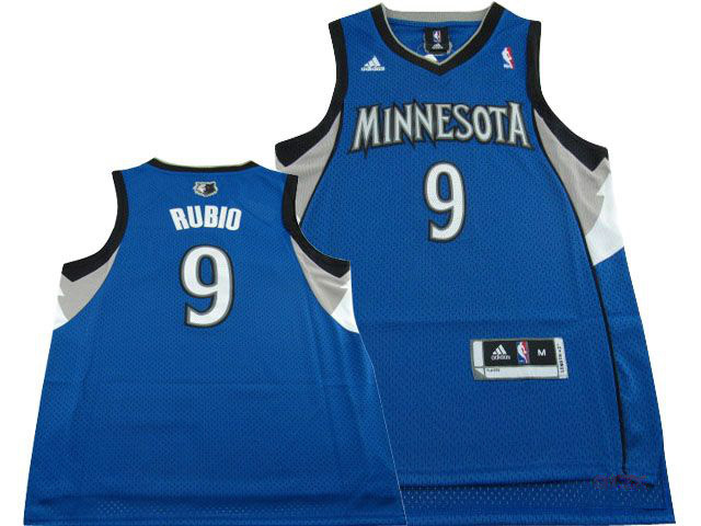 Minnesota Muskies Ricky Rubio ABA Hardwood Classic Blue Swingman Adidas Jersey